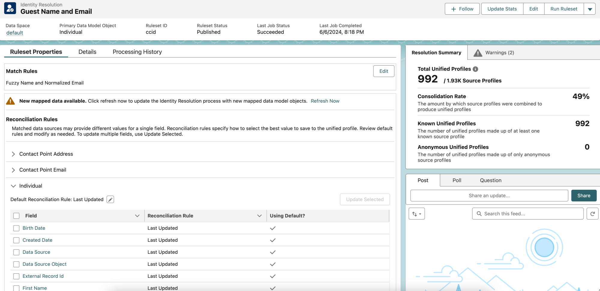 Capture Salesforce Flow Builder : automatisation de mise à jour d'un enregistrement parent